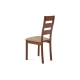 Dřevěná židle PERSONATUS, masiv buk, třešeň/béžová, Z EXPOZICE PRODEJNY, II. jakost