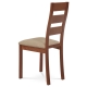 Dřevěná židle PERSONATUS, masiv buk, třešeň/béžová, Z EXPOZICE PRODEJNY, II. jakost