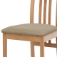 Dřevěná židle JARED, buk/potah béžový